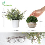 YVONNEYI 4 pachete de plante artificiale