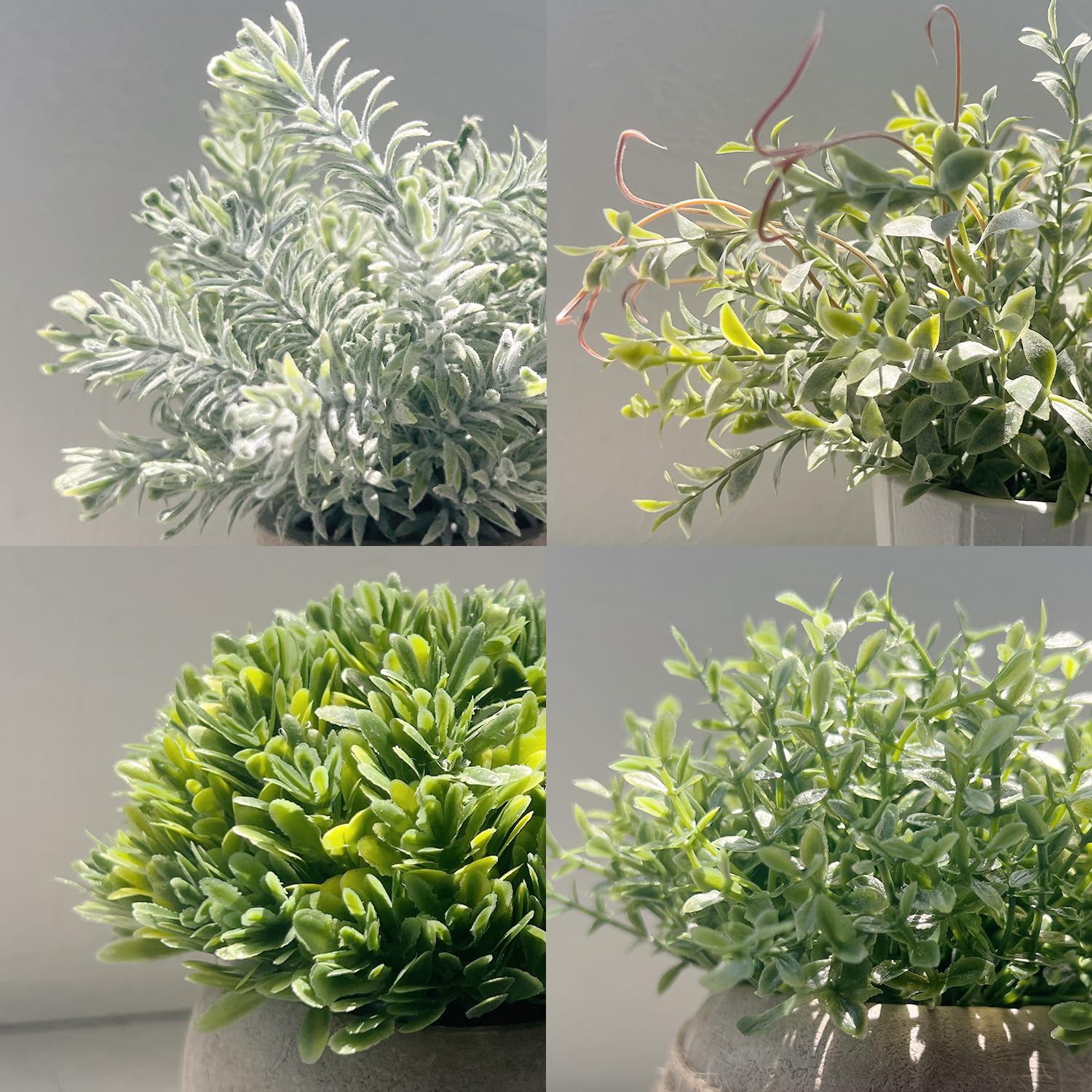 YVONNEYI 4 pachete de plante artificiale