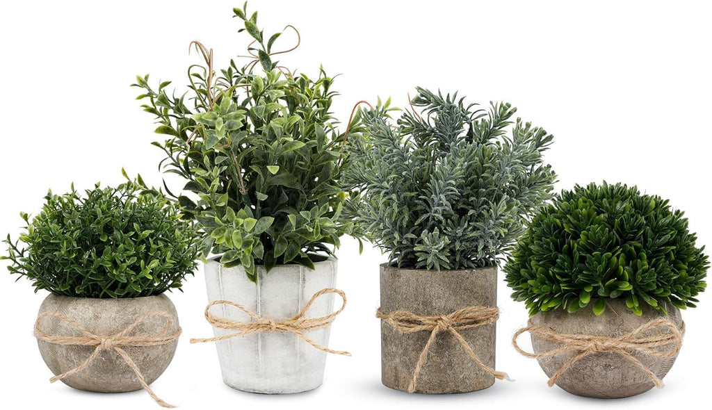 YVONNEYI 4 pachete de plante artificiale