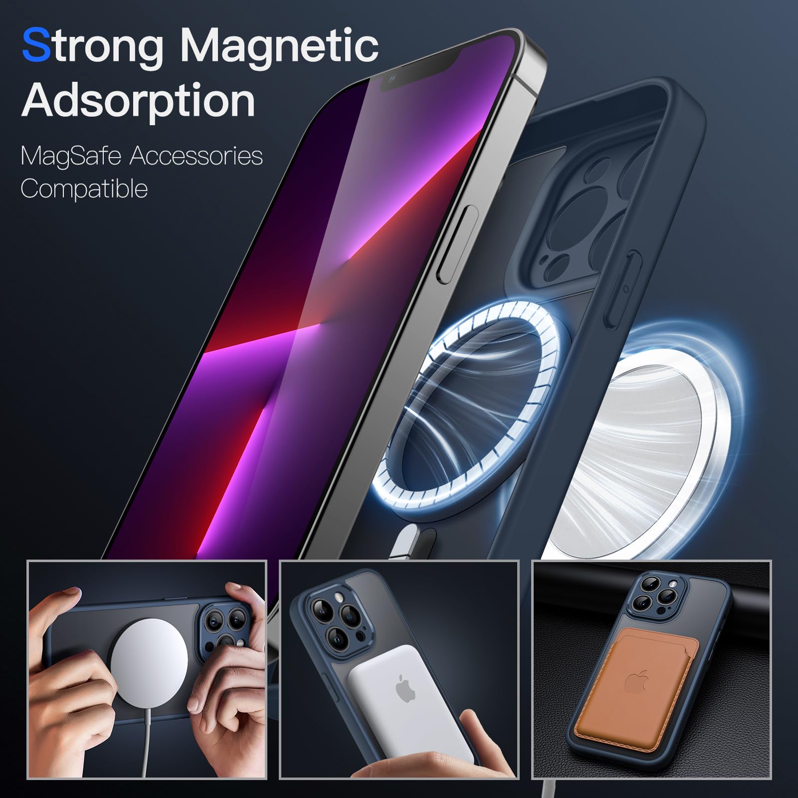 Carcasa Magnetică JETech pentru iPhone 13 Pro
