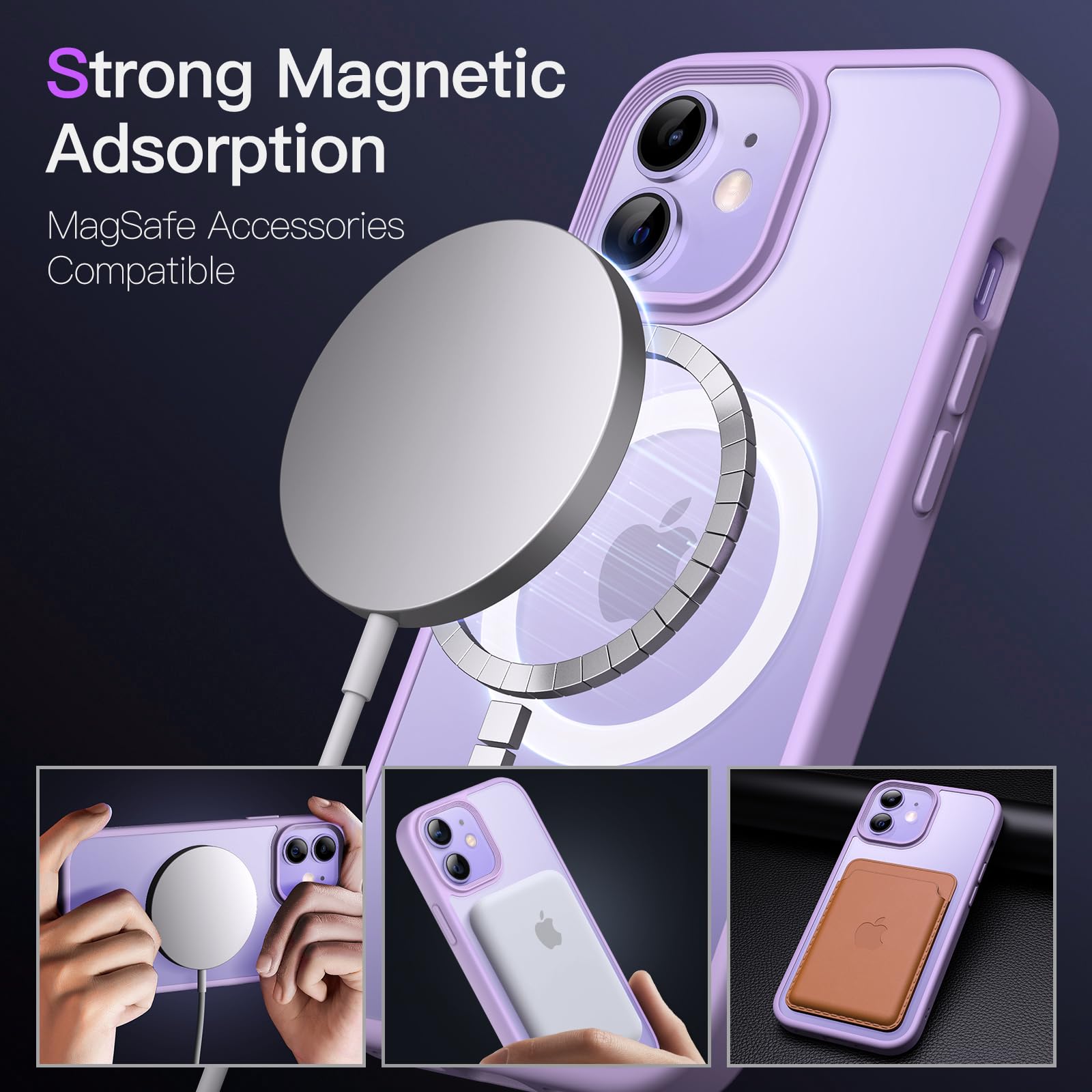 Husă Magnetică JETech pentru iPhone 12/12 Pro Slim