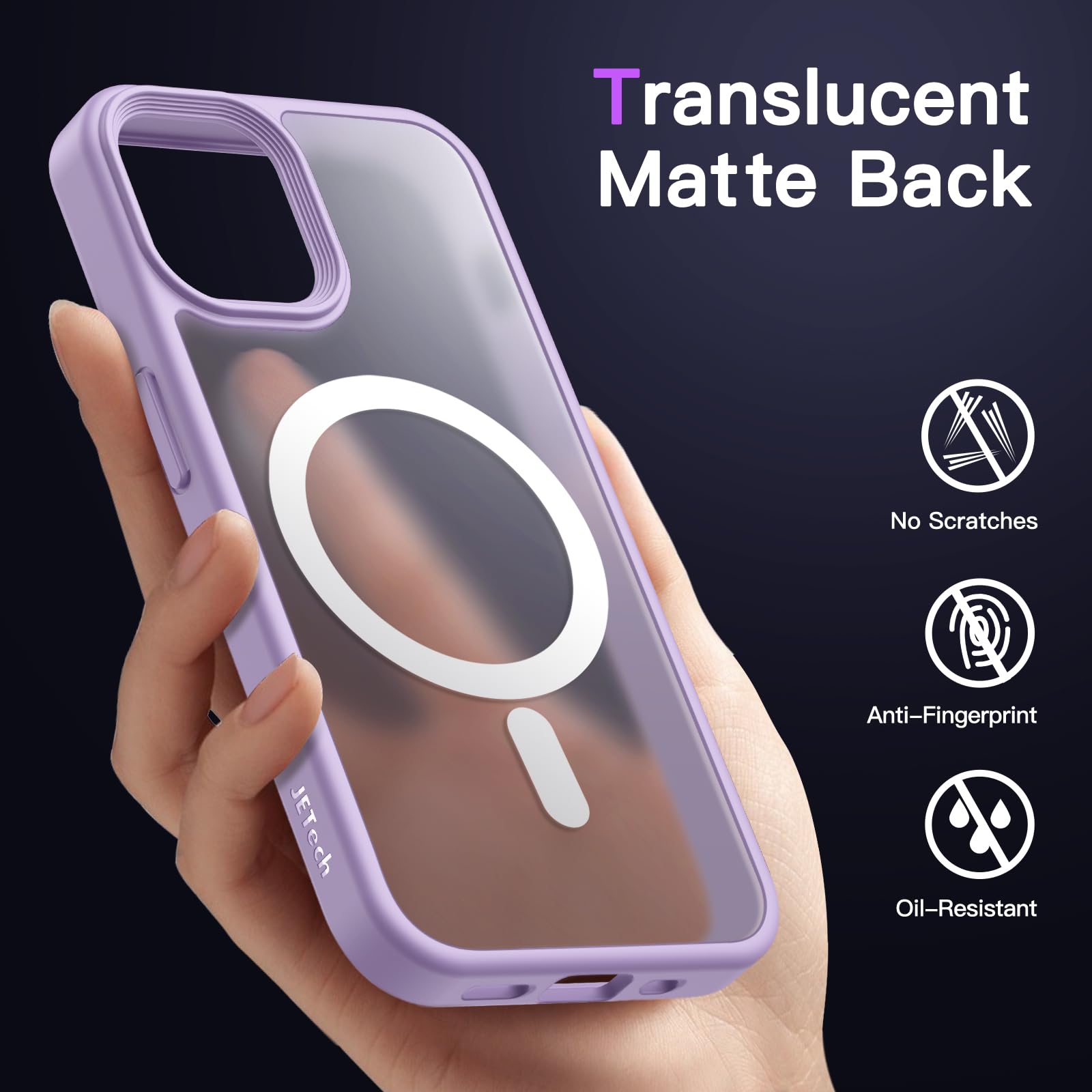Husă Magnetică JETech pentru iPhone 12/12 Pro Slim