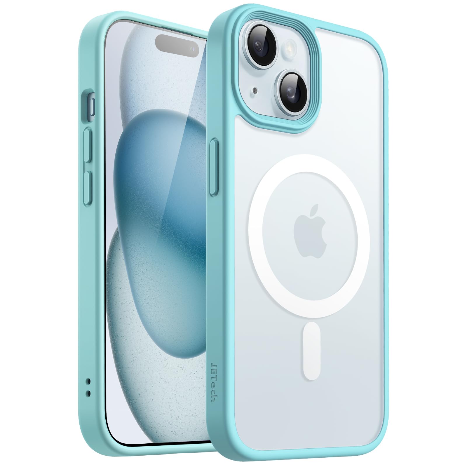 JETech Carcasa Magnetică din Silicon pentru iPhone 15 Pro