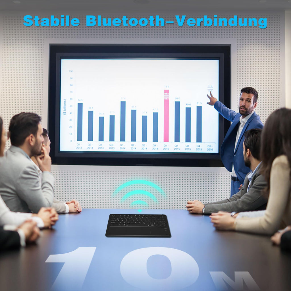Tastatură Bluetooth cu touchpad