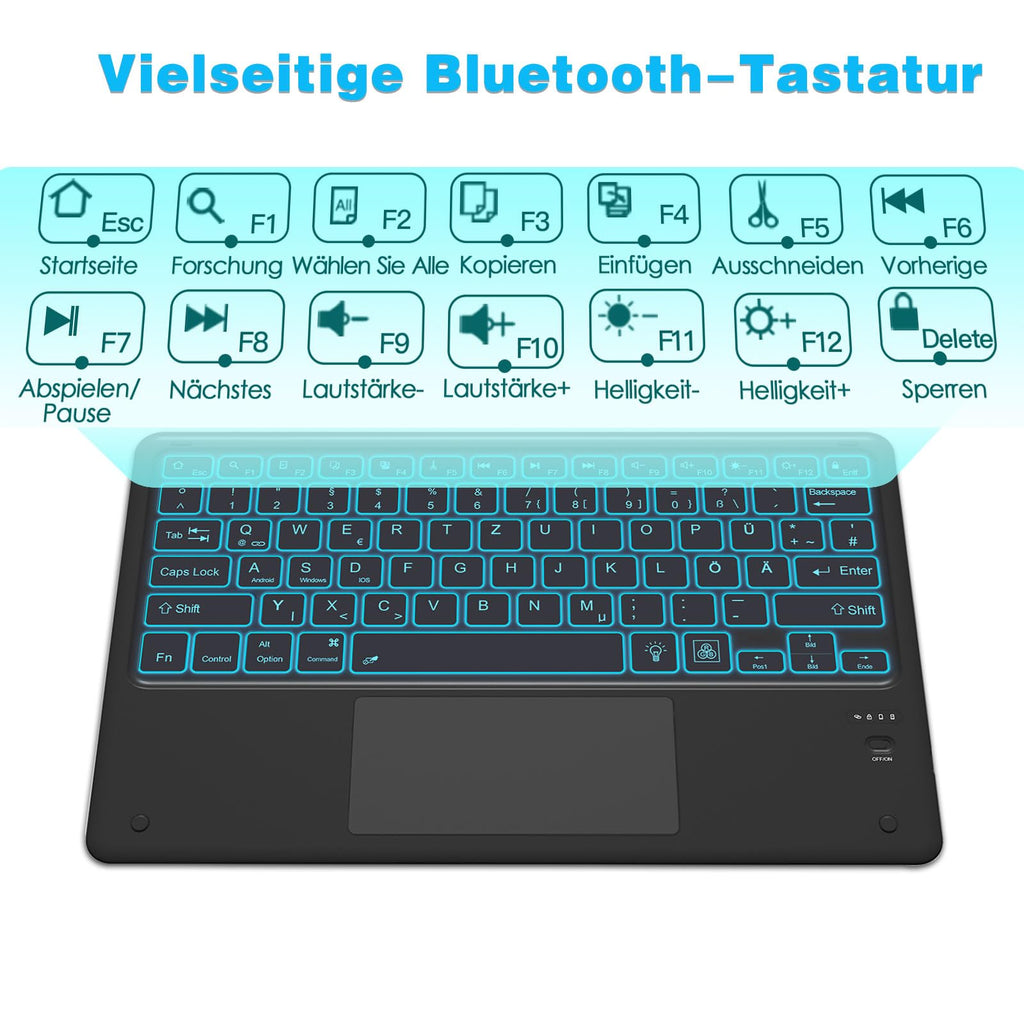 Tastatură Bluetooth cu touchpad
