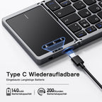 Tastatură pliabilă Bluetooth